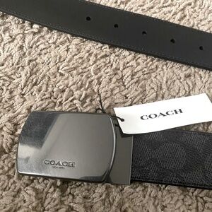 Coach modern Plaque belt
